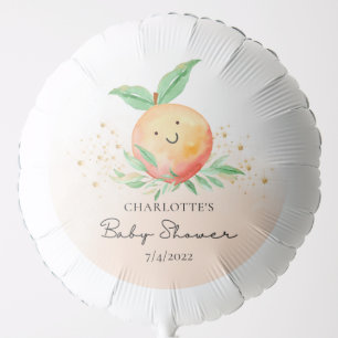 Sweet Little Peach It's A Girl Balloon