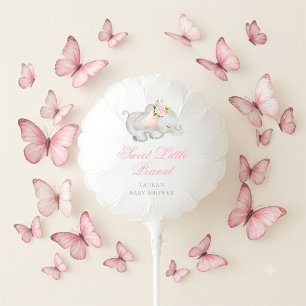 Sweet Little Peanut Elephant Elegant Baby Shower Balloon