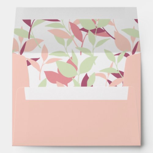 Sweet Little Pink Spring Garden Envelope