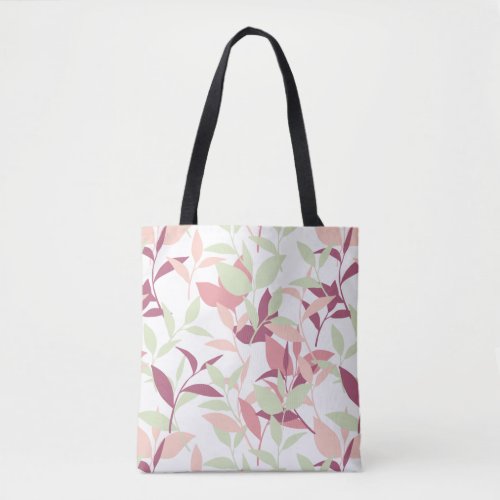 Sweet Little Pink Spring Garden Tote Bag