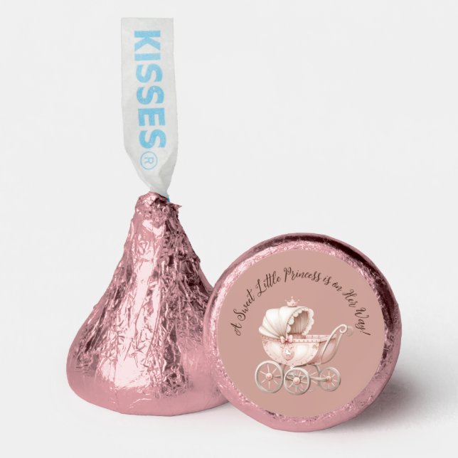 Sweet Little Princess Baby Shower Hershey®'s Kisses® (Front)