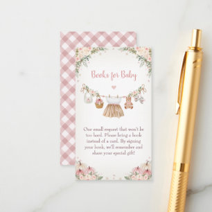 Sweet Little Pumpkin Autumn Baby Shower Enclosure Card