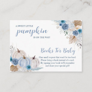 Sweet Little Pumpkin Autumn Baby Shower Enclosure Card