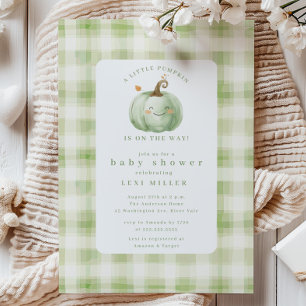 Sweet Little Pumpkin Baby Shower Invitation