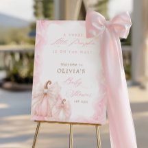 Sweet Little Pumpkin Bow Baby Shower Welcome