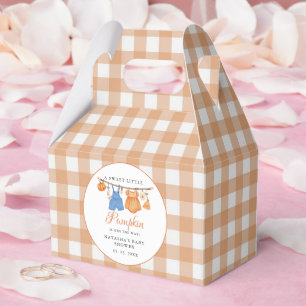 Sweet Little Pumpkin Fall baby shower Favor Boxes