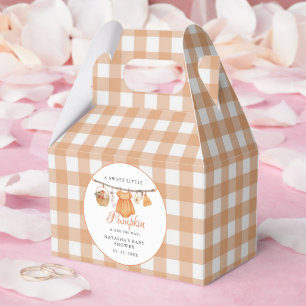 Sweet Little Pumpkin Fall baby shower Favor Boxes