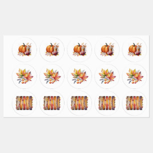 Sweet little pumpkin is on the way labels