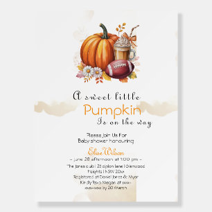 Sweet Little pumpkin latte is on the way Foam Board