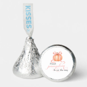 Sweet Little pumpkin pink bow is on the way Hershey®'s Kisses®