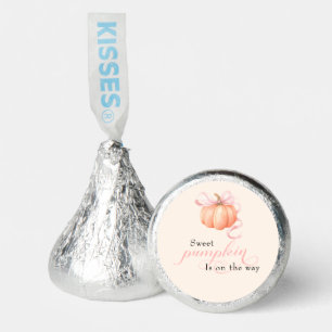 Sweet Little pumpkin pink bow is on the way Hershey®'s Kisses®