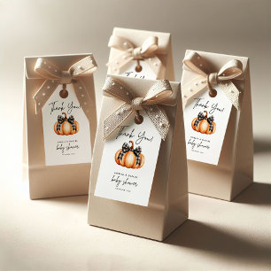 Sweet Little Pumpkin Thank You Rustic Fall  Gift Tags