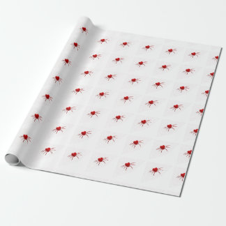 Sweet Little Red Orb-Weaver Spider Wrapping Paper