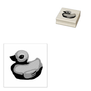 Sweet Little Rubber Ducky Rubber Stamp