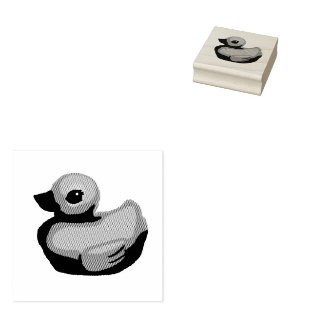 Sweet Little Rubber Ducky Stamp (Stamped)