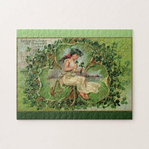 Sweet Little Shamrock Jigsaw Puzzle