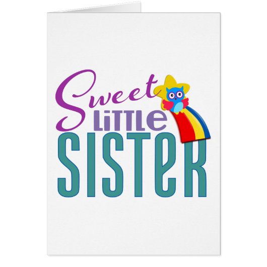 Sweet Little Sister Cards (Front)