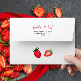 Sweet Little Strawberry Envelope