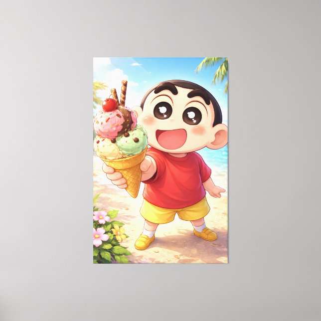 Sweet Little Surprise Canvas Print (Front)