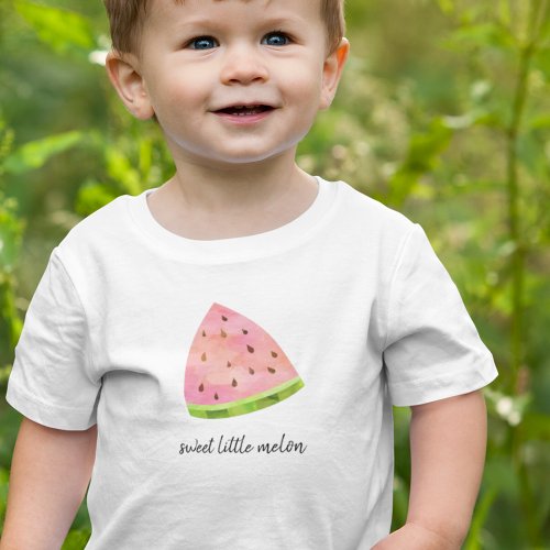 Sweet Little Watermelon Summer Baby T_Shirt