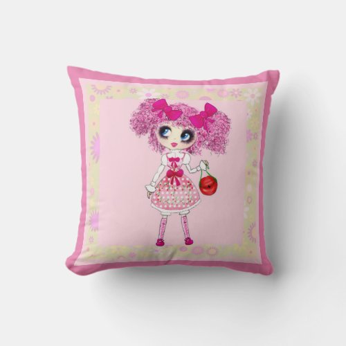 Sweet Lolita fashion accessory gifts personalised Throw Pillow