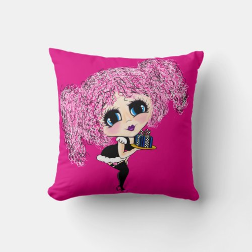 Sweet Lolita fashion accessory gifts personalised Throw Pillow