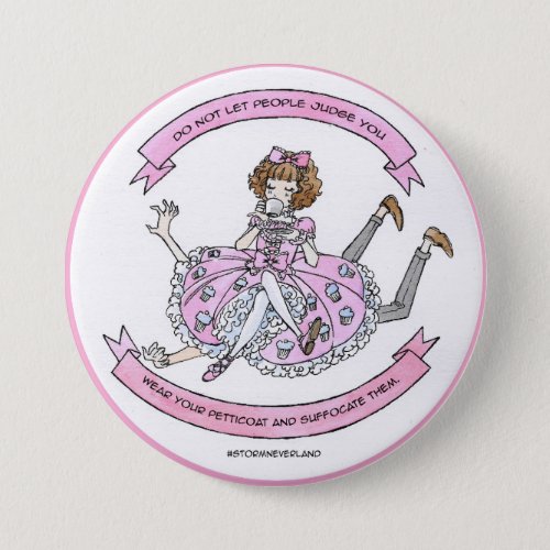 Sweet Lolita Suffocate Pinback Button