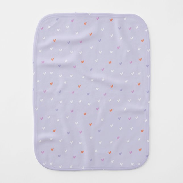 Sweet Love Baby Burp Cloth (Front)