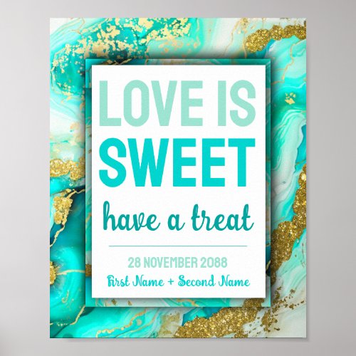 Sweet Love Bat Mitzvah Wedding Dessert Candy Bar