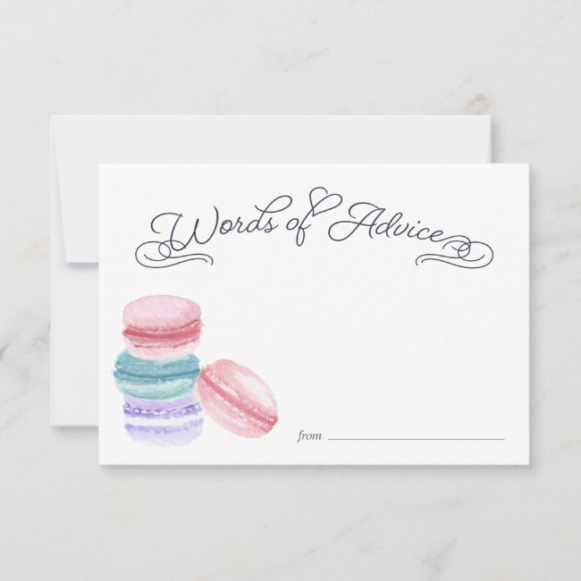 Sweet Love | Bridal Shower Advice Cards