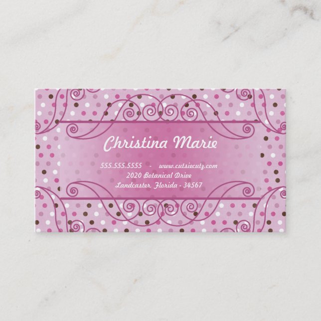 Sweet Love Business Cards (Front)