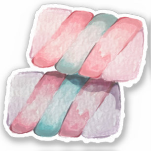 Sweet Love Candy Marshmallow Sticker