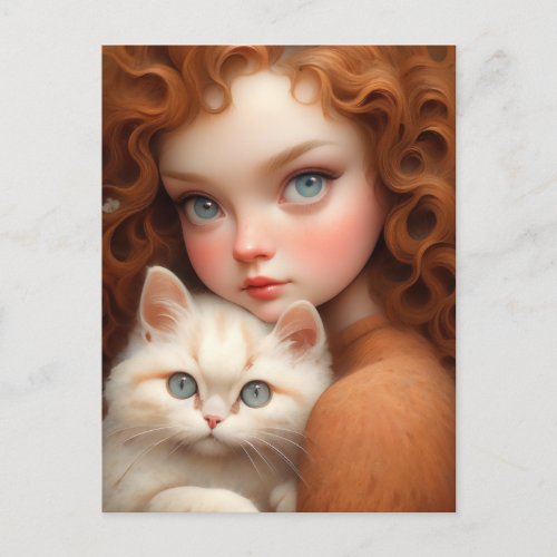 Sweet Love Cat Lover Postcard