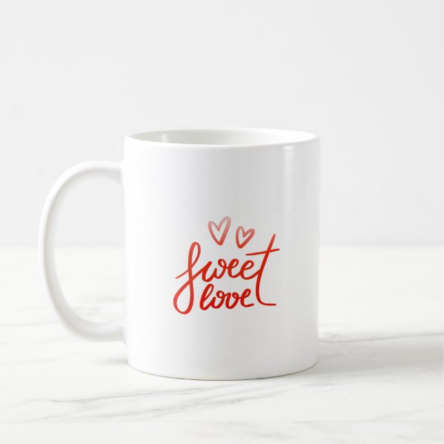sweet love coffee mug (Left)
