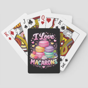 Sweet Love Macarons Poker Cards