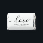 Sweet Love Modern Wedding or Engagement Party Hershey's Miniatures<br><div class="desc">Sweet Love Modern Wedding or Engagement Party design.</div>