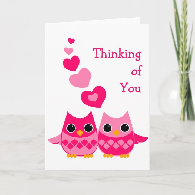 Sweet Love Owls Card (Front)
