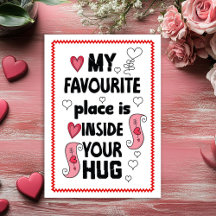 Sweet Love Quote Hand Drawn Valentine Card