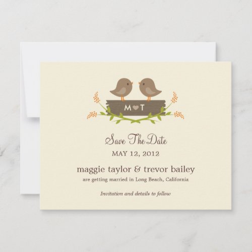 Sweet Love Save The Date Announcement