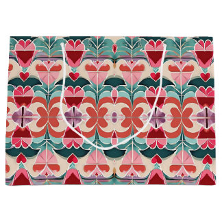 Sweet Love Symphony Wrapping Paper Large Gift Bag