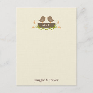 Sweet Love Wedding Thank You Card