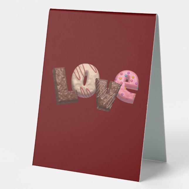 Sweet Lover Table Tent (Front)