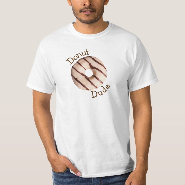 Sweet-Lovin' Guys Donut Dude Men's T-Shirt (Front)
