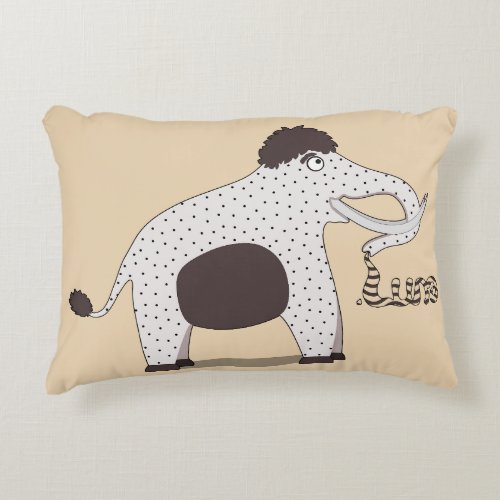 Sweet Luna The Elephant Accent Pillow