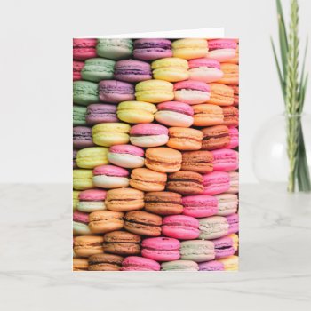 Sweet Macarons Happy Birthday Card by DaisyPrint at Zazzle