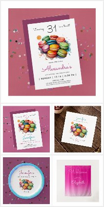 SWEET MACARONS PARTY