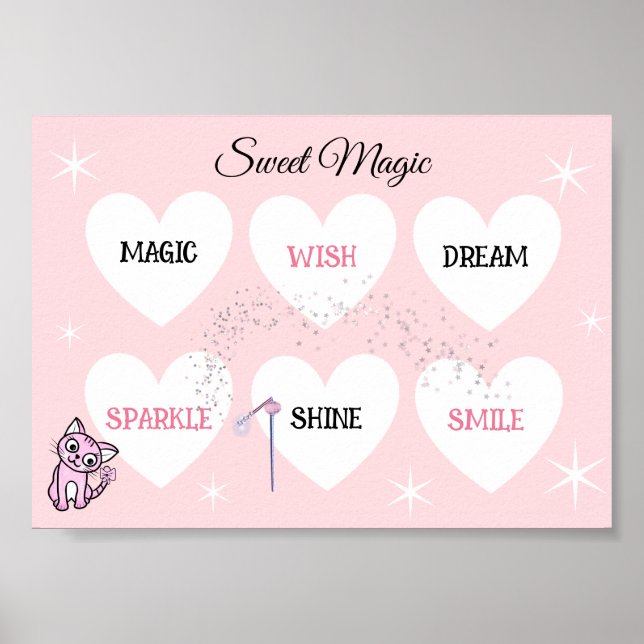 Sweet Magic Kitty  Poster (Front)