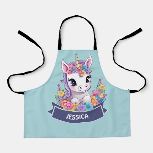 Sweet Magical Baby Unicorn  Apron