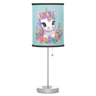 Sweet Magical Baby Unicorn Table Lamp