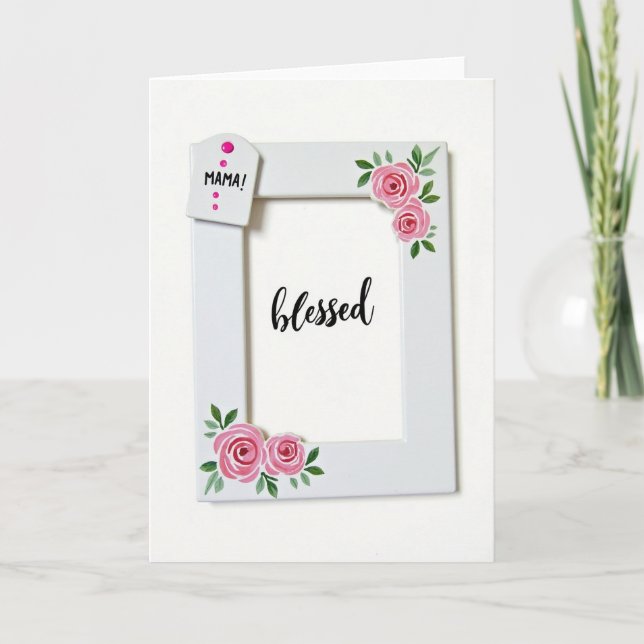 Sweet Mama Floral Art Card (Front)